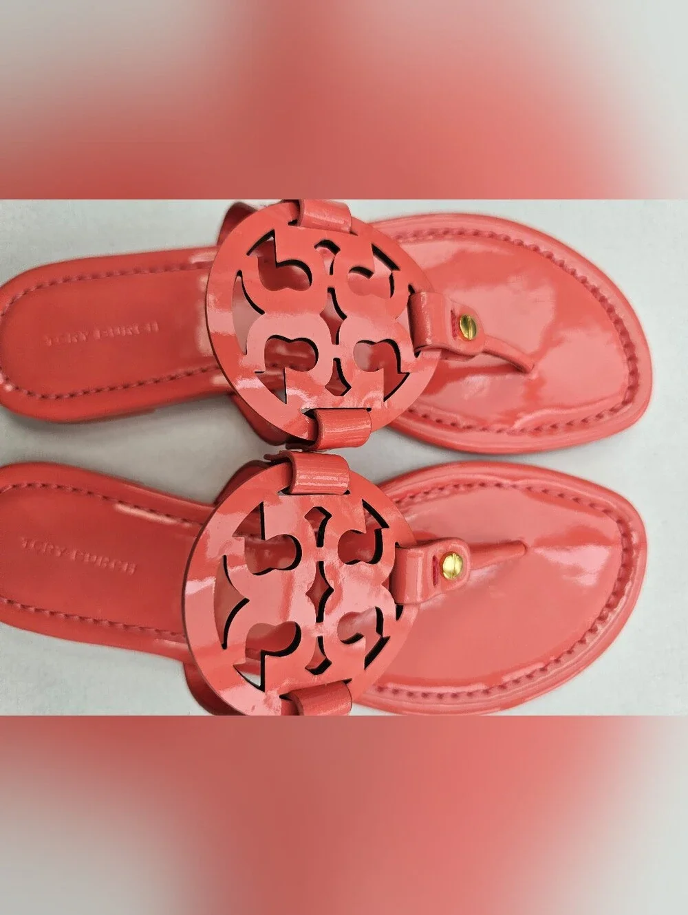 Tory Burch Miller Patent Thong Sandal